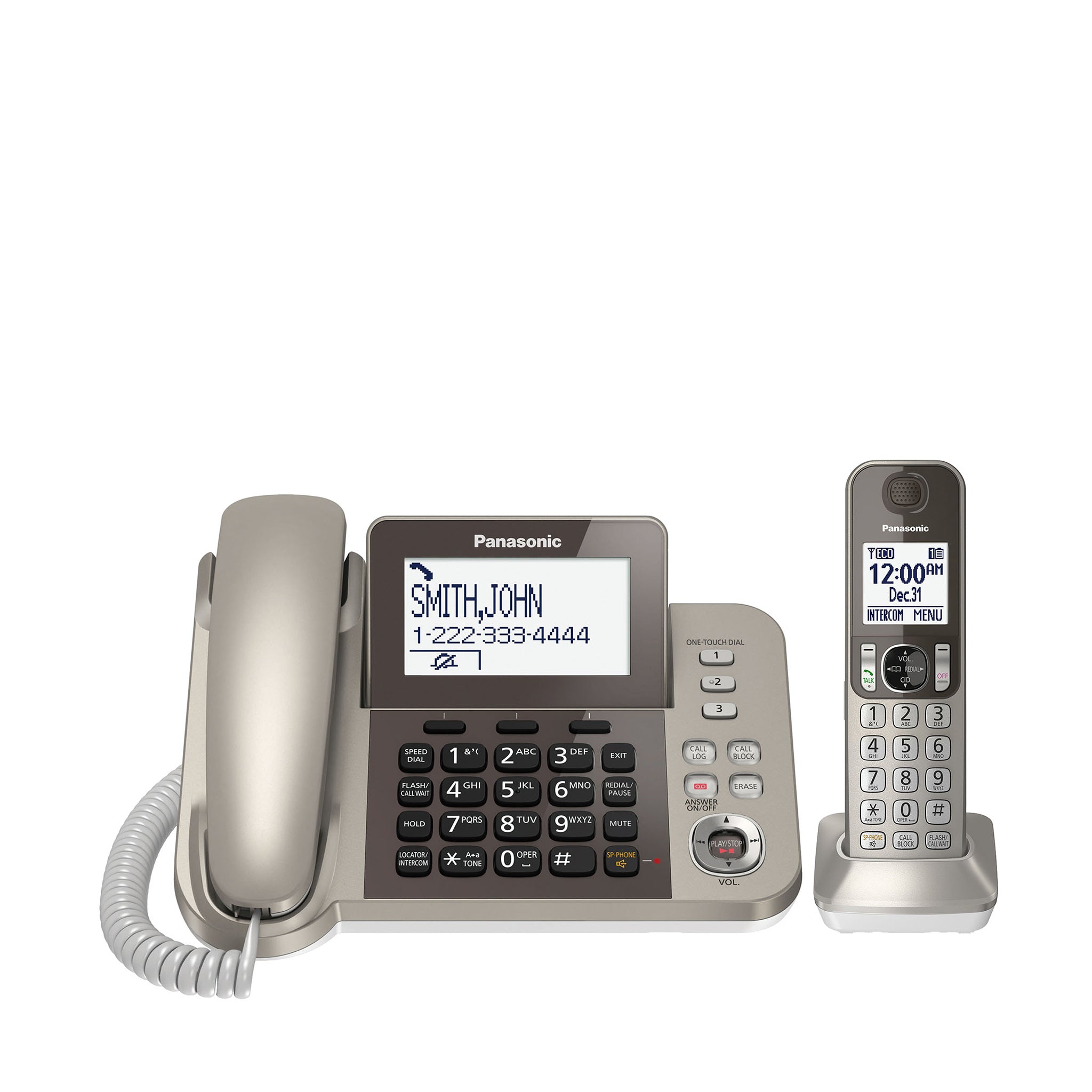 Panasonic Link2Cell Cordless Phone System with 3, Digital