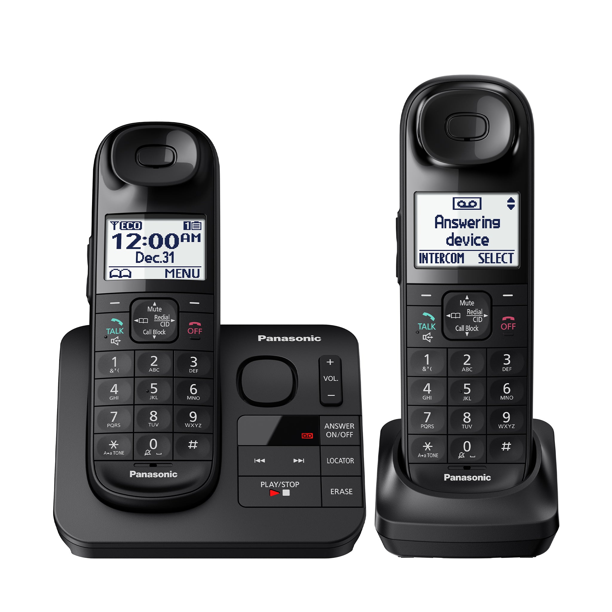 Panasonic Cordless Phone with Answering Machine, Advanced Call