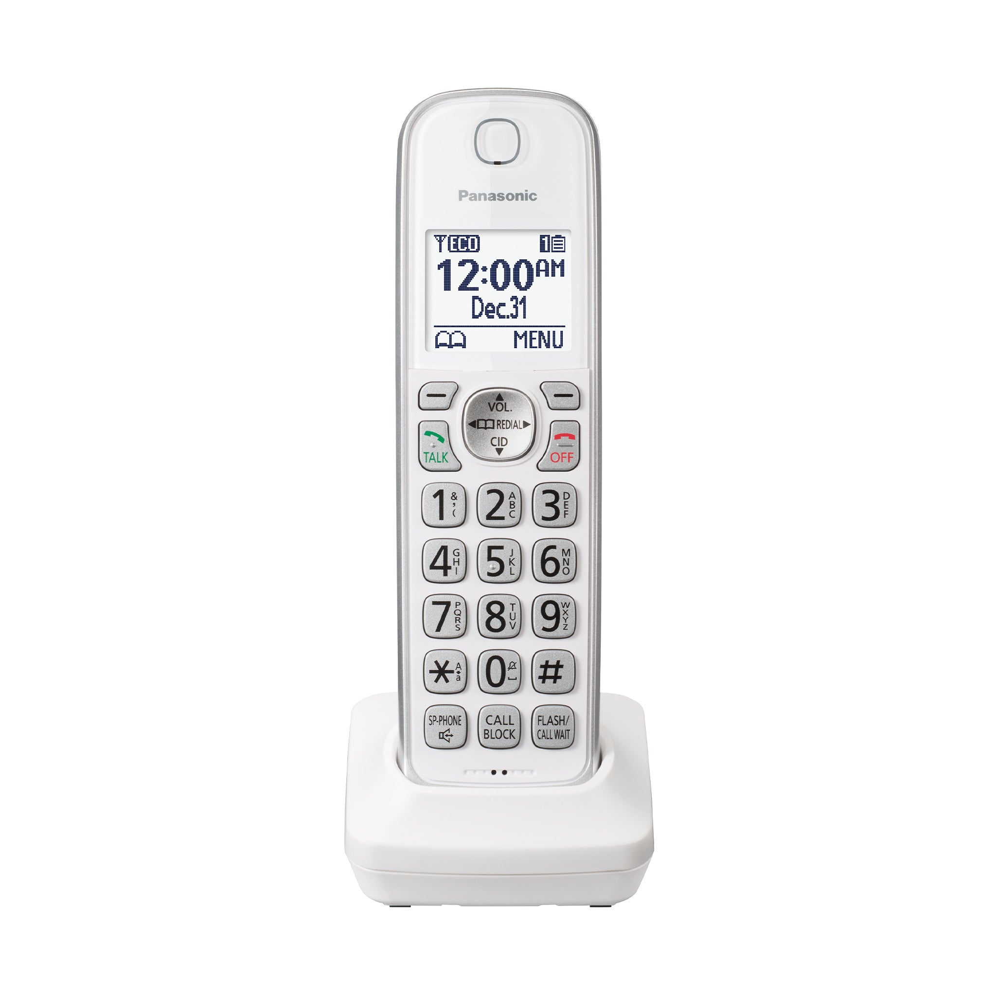 Panasonic KX-TGD863A Link2Cell DECT 6.0 Expandable Cordless Phone