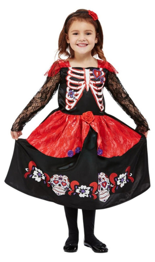 Déguisement Frida enfant costume carnaval taille 5/6 ans