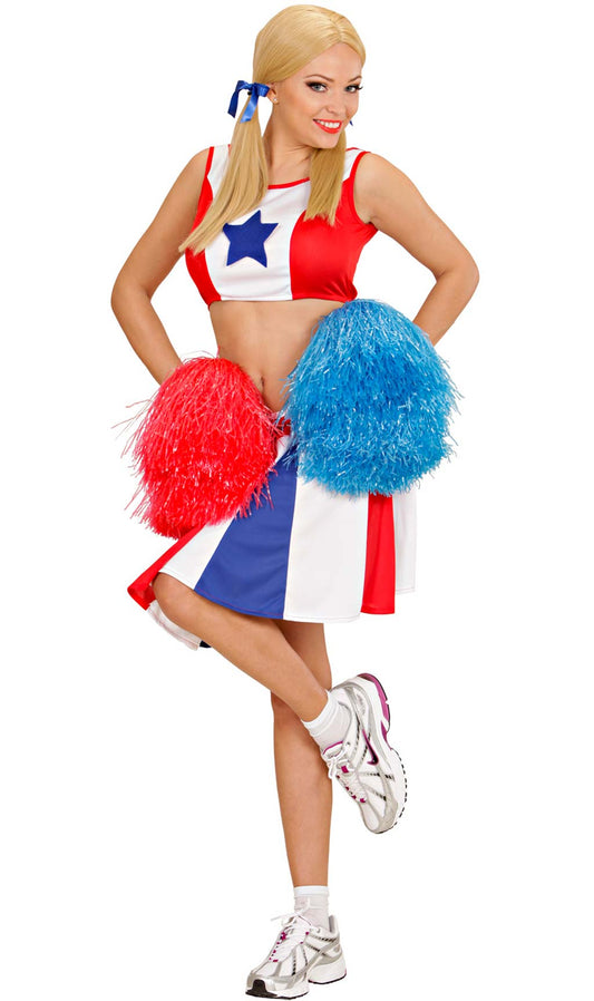 Déguisement Pompom Girl USA adulte