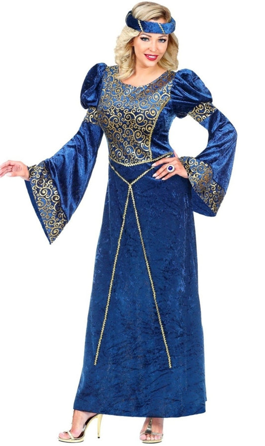 Acquista online costume da dama medievale corte per donna