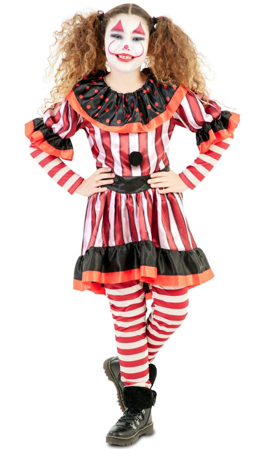 Costume da Clown killer per bambina