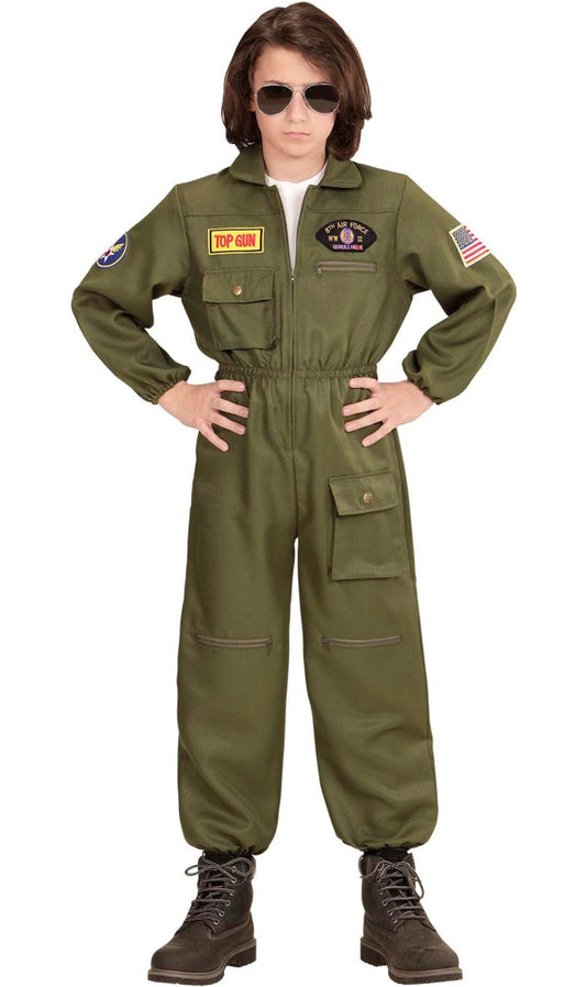 Costume pilota caccia militare da bambino per 23,75 €