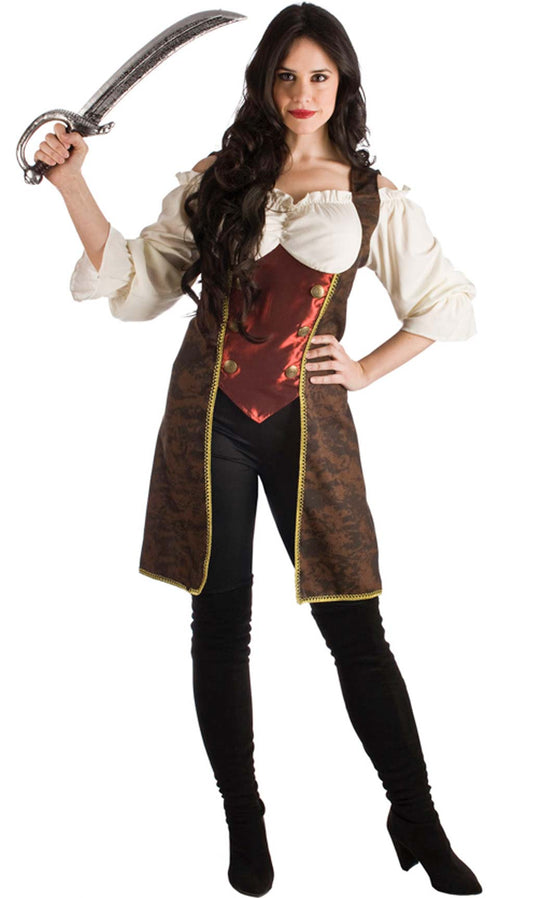 Disfraz de Pirata Intrépida para adulta
