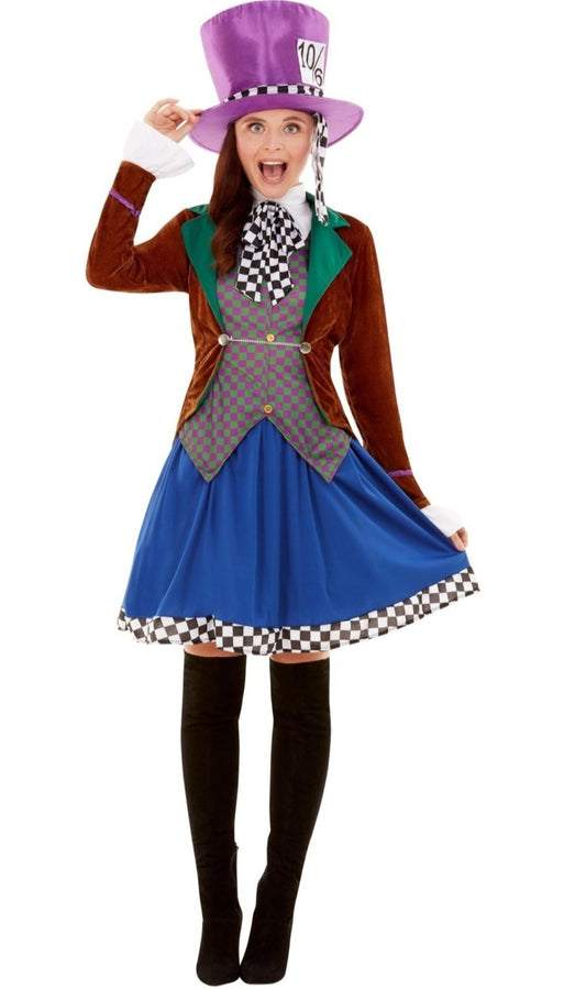 Acquista online costume da Cappellaio Matto colorato per donna