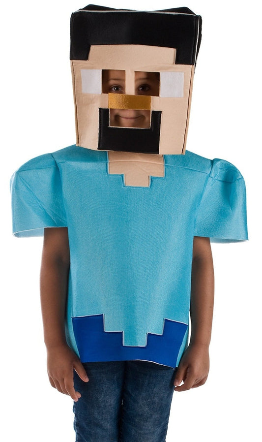 ▷ Costume Creeper dal videogioco Minecraft per bambino