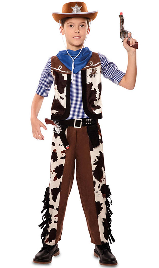 FIESTAS GUIRCA Costume da Cowgirl Texana per Bambina
