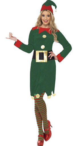Disfraz Elfa Secret mujer, Tallas: S y M