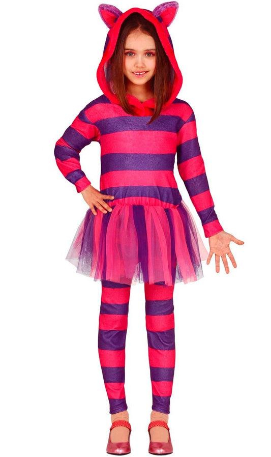 Costume Gatto sinistro bambina per Halloween e seminare paura