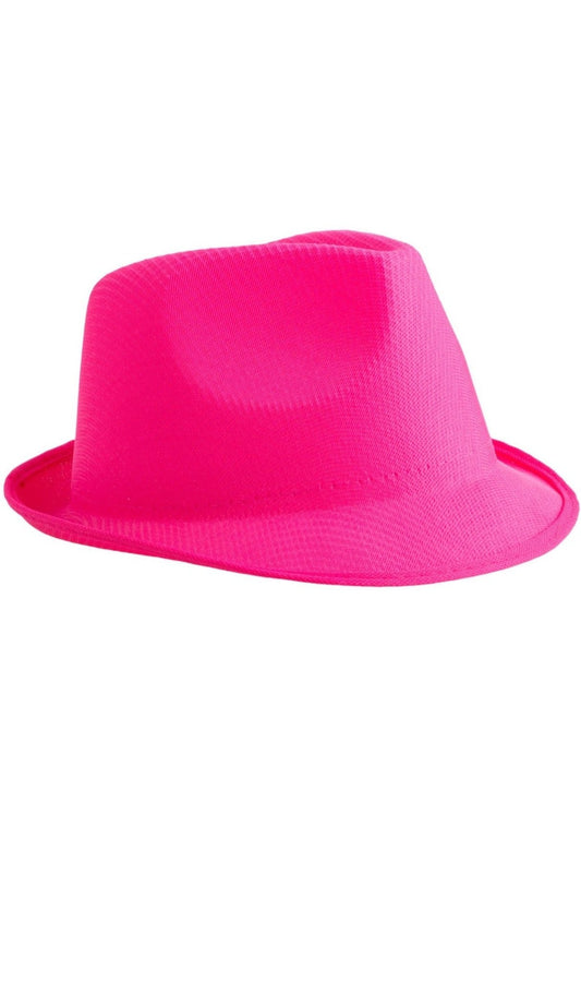 Gangster Hut Pailletten Rosa für Erwachsene