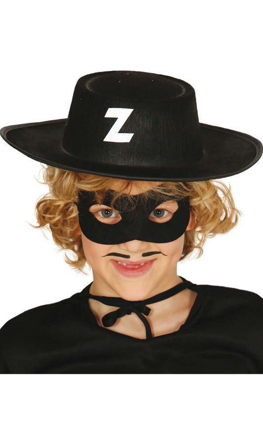 Costume da Zorro con Mantello per bambini