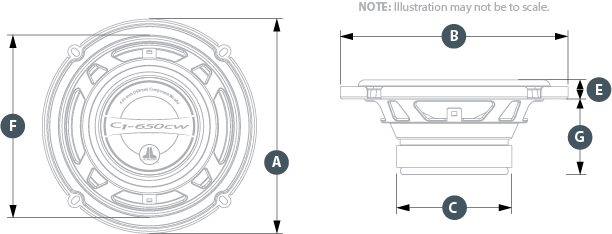 Woofer Physical Specifications