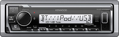 Kenwood KMR-M332BT Marine/Powersports/Car Receiver with Bluetooth