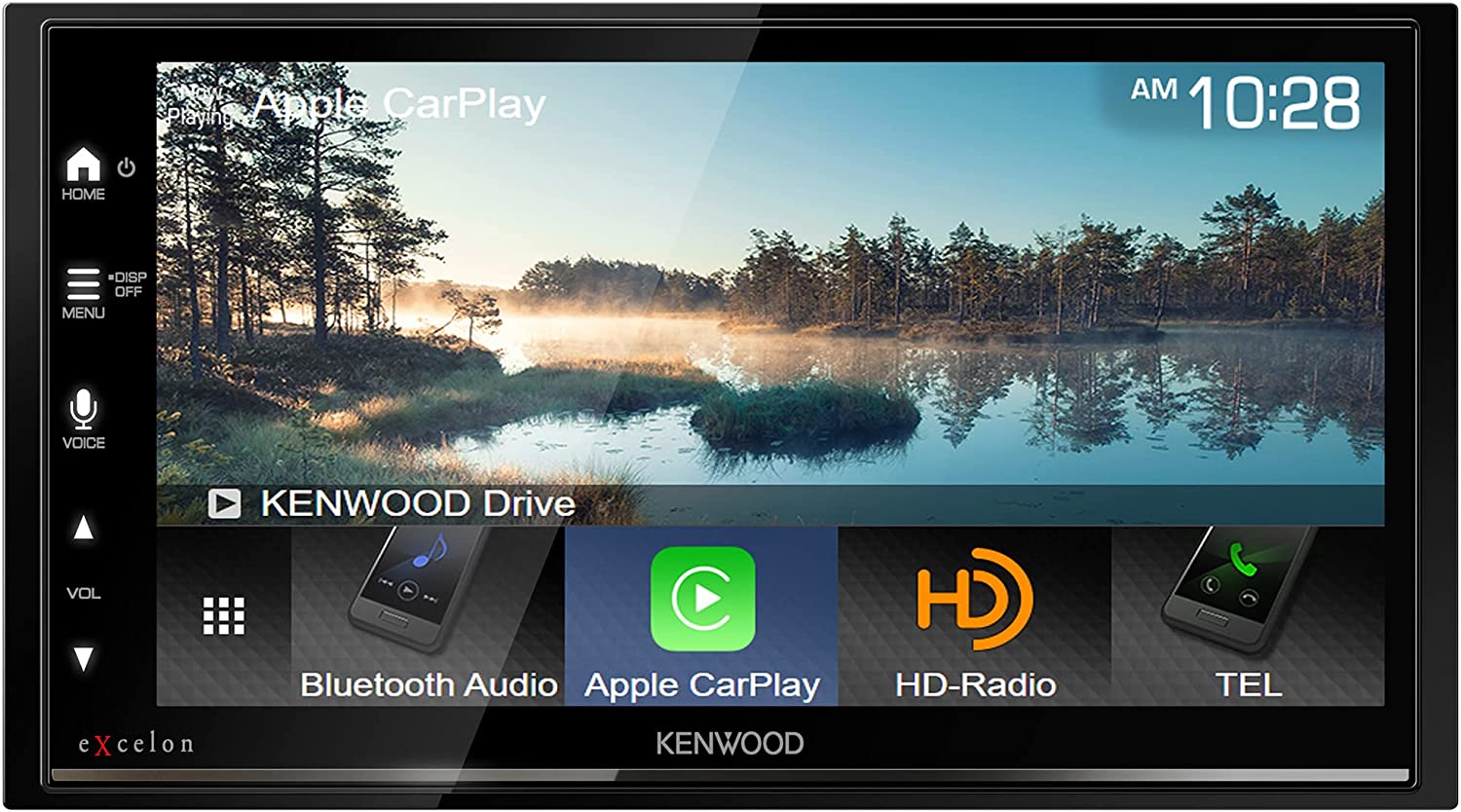 Prever Concentración Experimentar Kenwood eXcelon DMX709S 2-DIN Car Stereo, Apple CarPlay/Android Auto, – Car  Toys