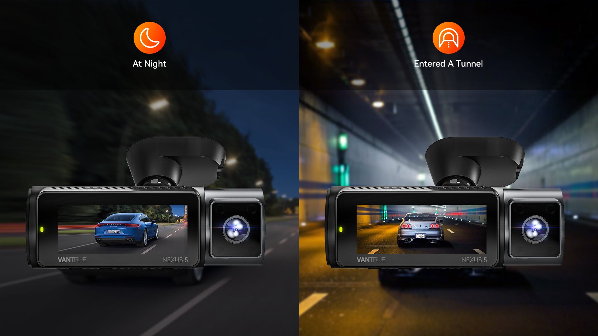 Night Vision Dash Cams  Dash Cam with Night Vision