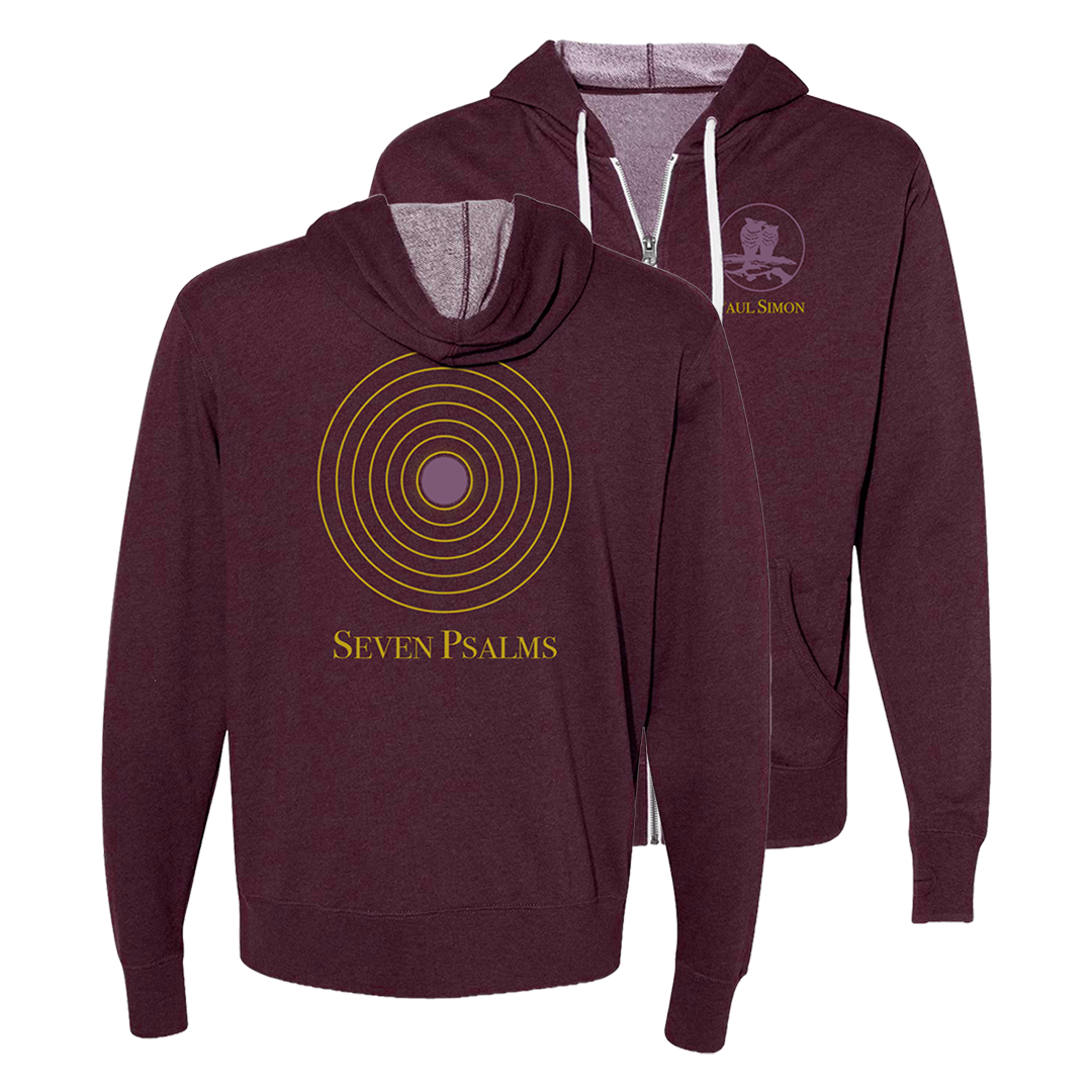 Seven Psalms Zip Up Hoodie - Paul Simon product image