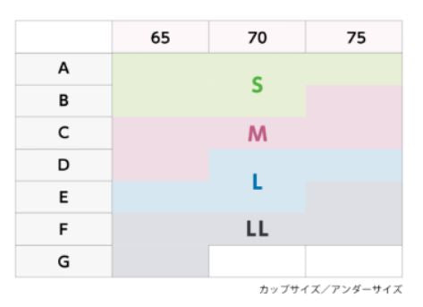 サイズ表