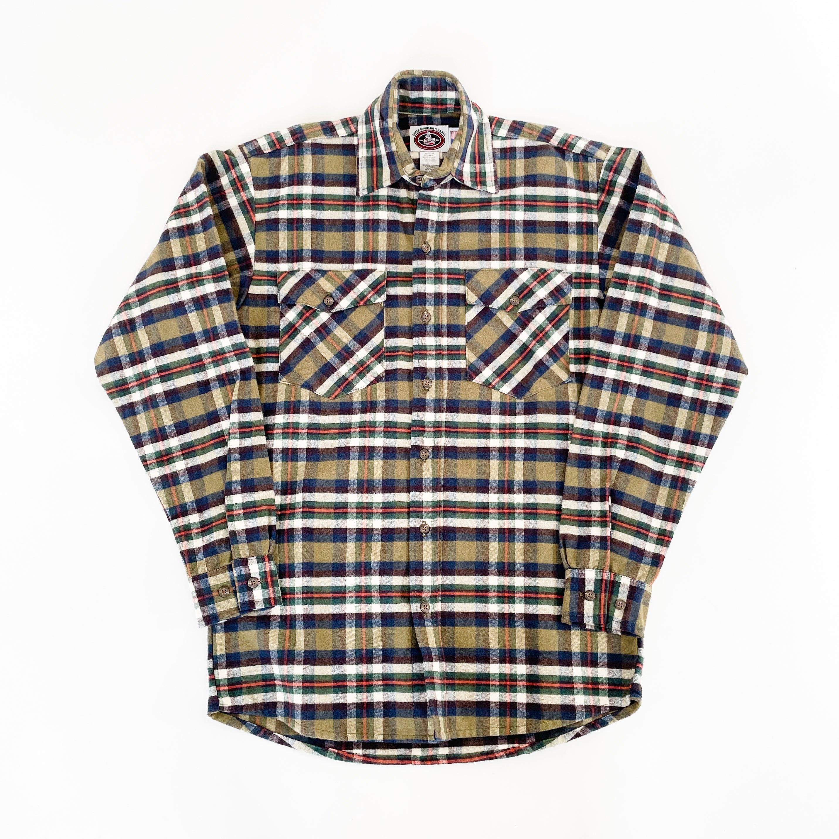  Mens Flannel Button Shirt - Jackson Hole 