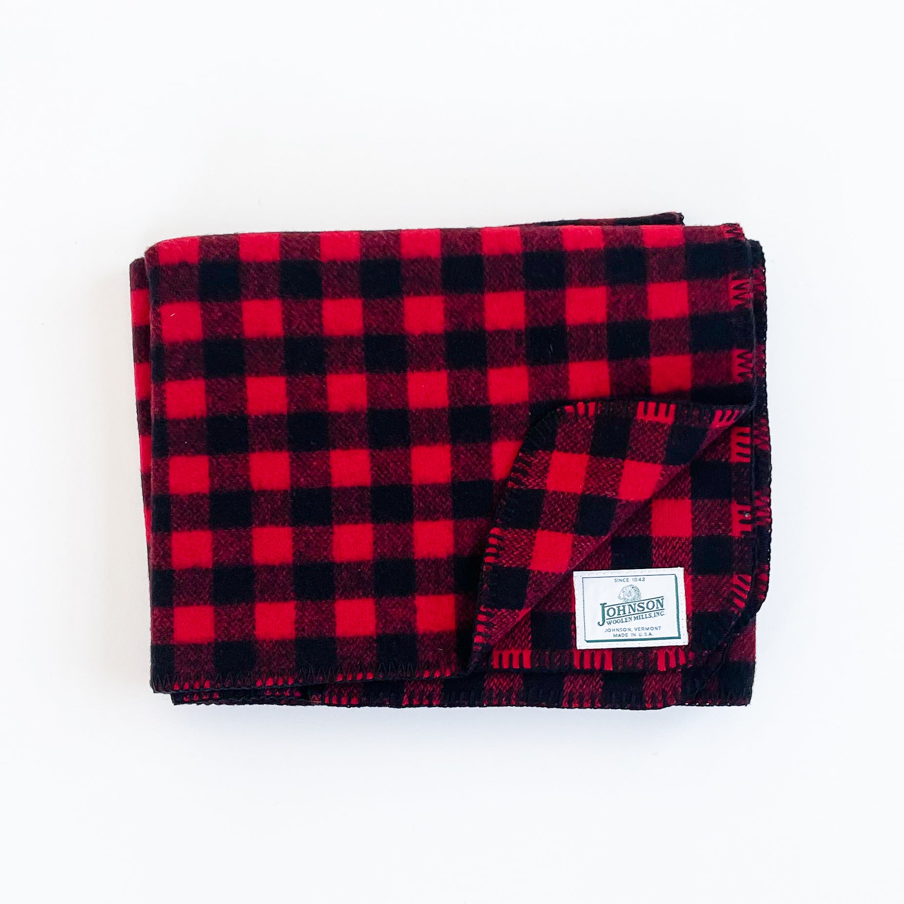  Norris Wool Throw - Buffalo Check 