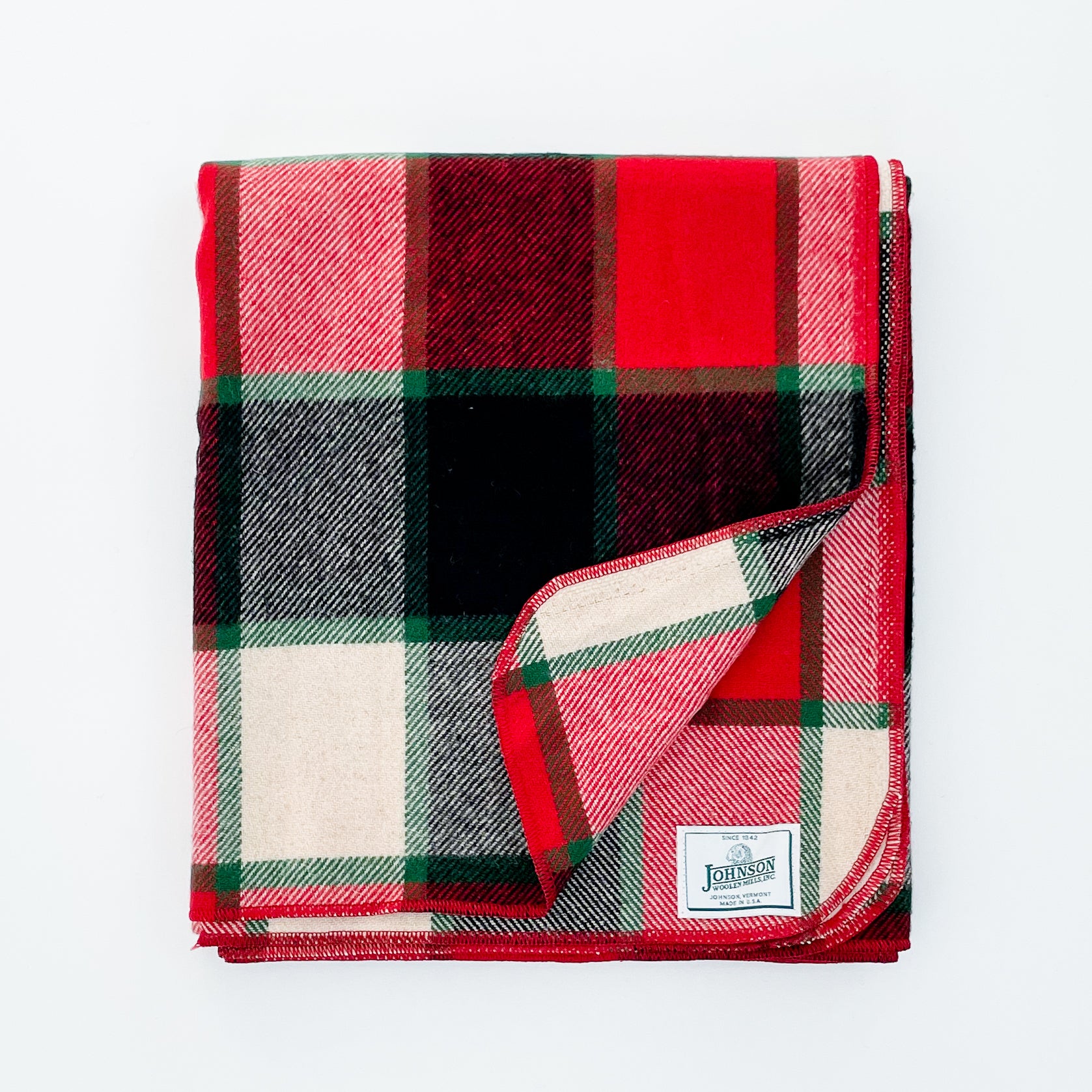  Norris Wool Throw - Old Canadian Plaid 