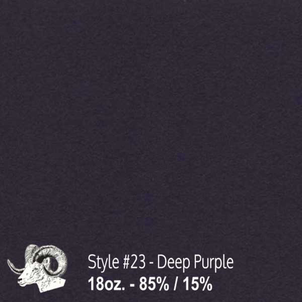  Wool Fabric By The Yard - 23 - Deep Purple 