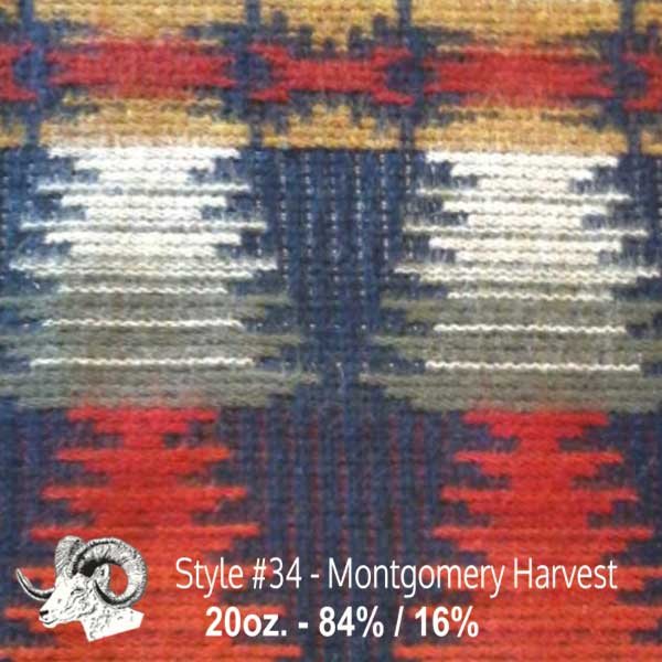  Wool Fabric By The Yard - 34 - Montgomery Harvest 