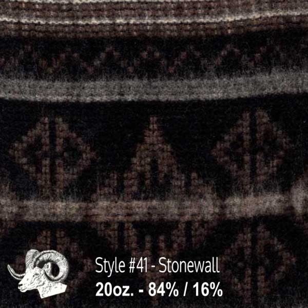  Wool Fabric By The Yard - 41 - Stonewall 