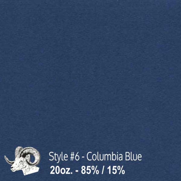  Wool Fabric By The Yard - 6 - Columbia Blue 