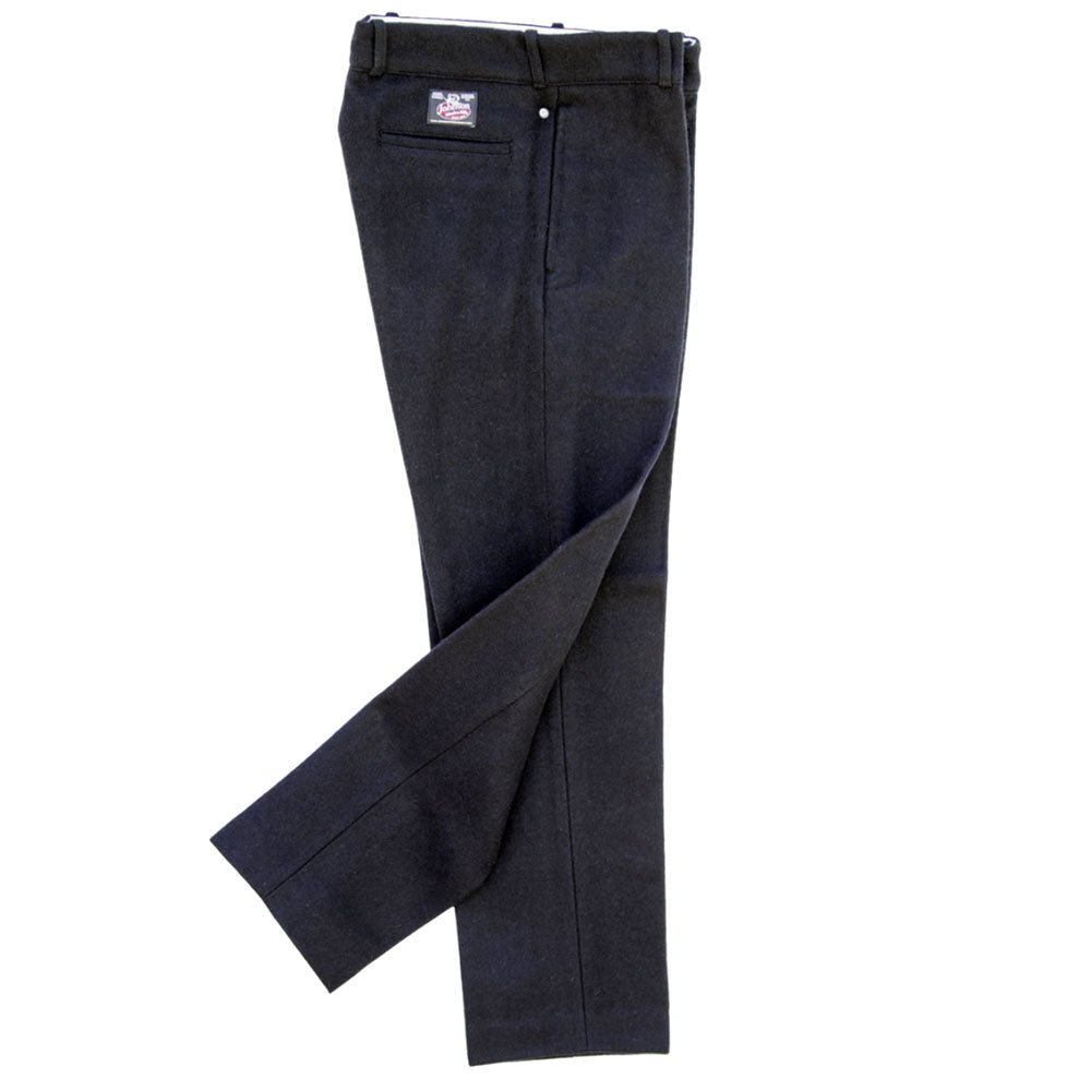 Carl Trousers - Black, Gray Tiles - Virgin wool - Octobre Éditions