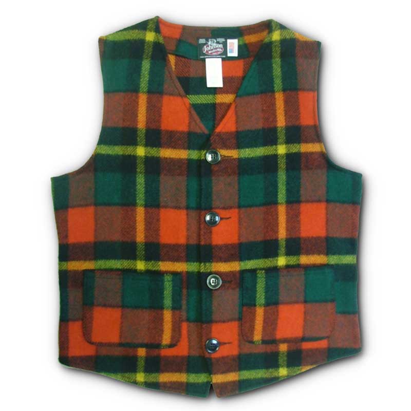 Four Pocket Wool Zip Vest – Johnson Woolen Mills