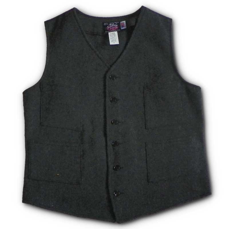  Button Front Wool Vest 