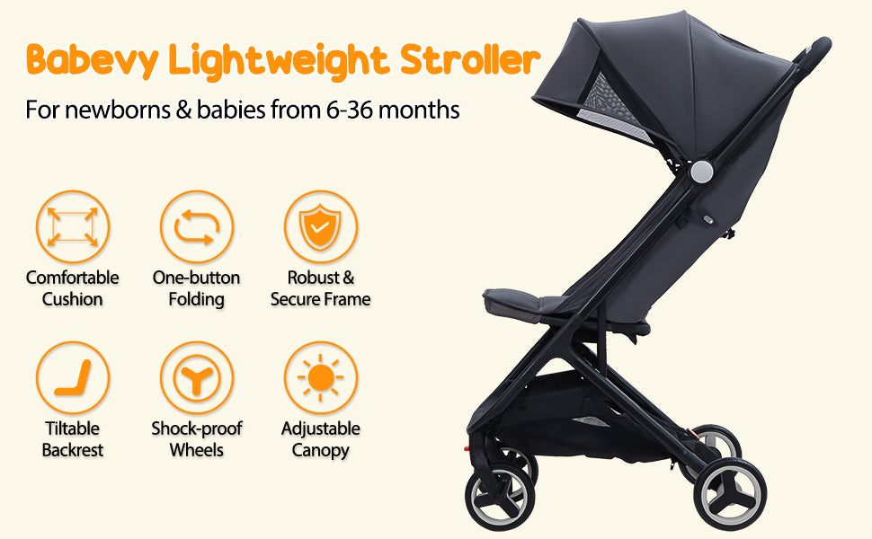 GARVEE Lightweight Baby Stroller