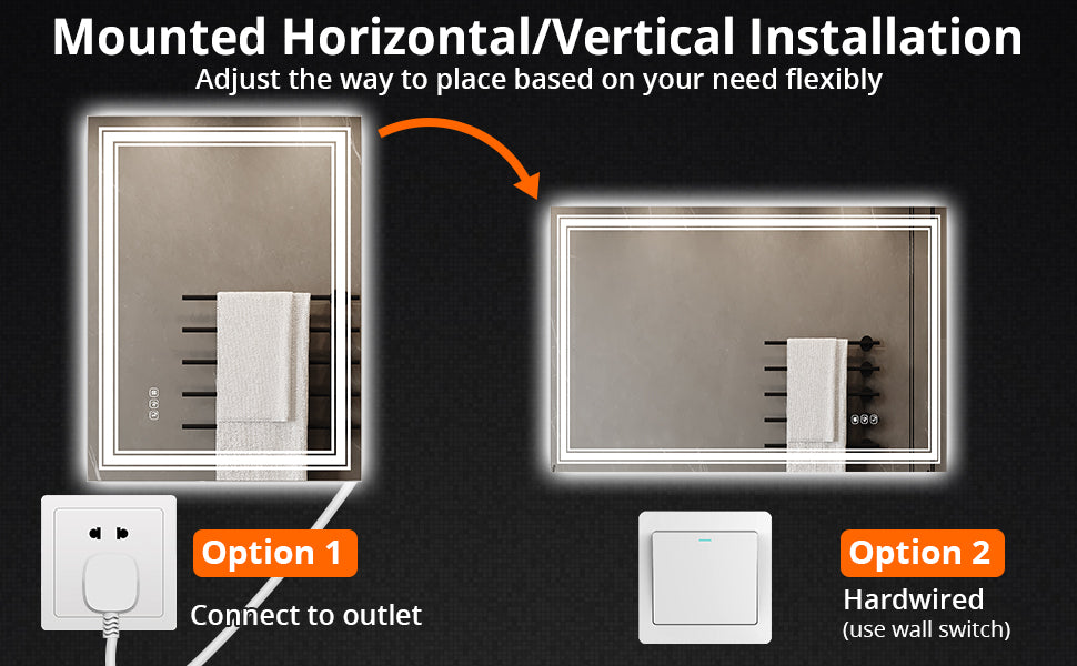 ThinkMax LED Bathroom Mirror Features