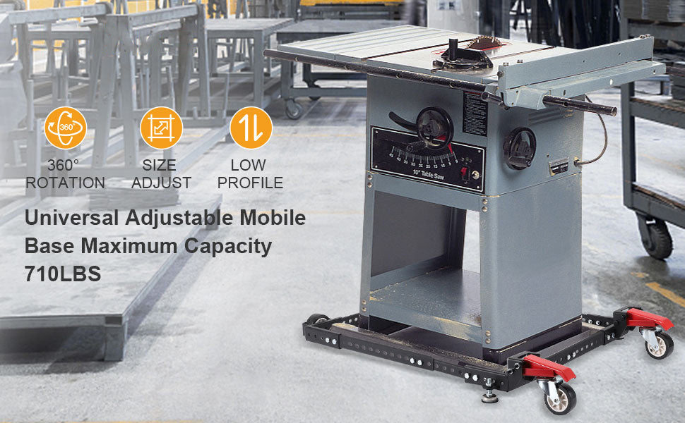 GARVEE LITAKE Adjustable Mobile Tool Base Kit PM2500 710LBS Load-Bearing