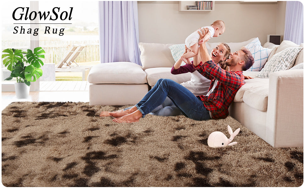 brown area rug
