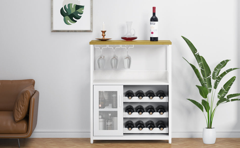 LuxFocus Large Storage Wine Cabinet