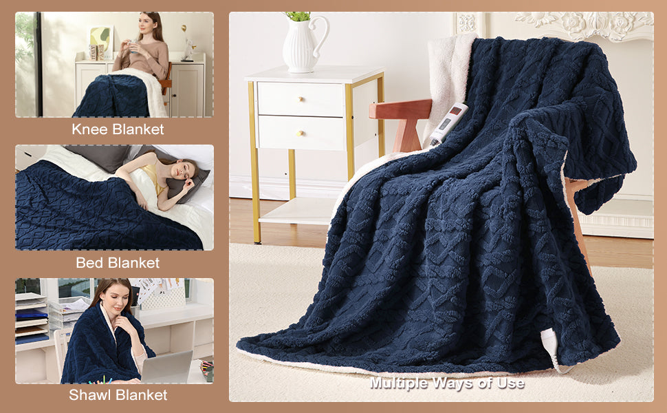 Zantec Electric Blanket King Size Dual Control