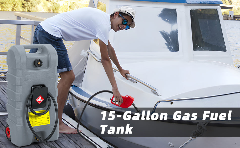 GARVEE 15-Gallon Portable Fuel Caddy Features