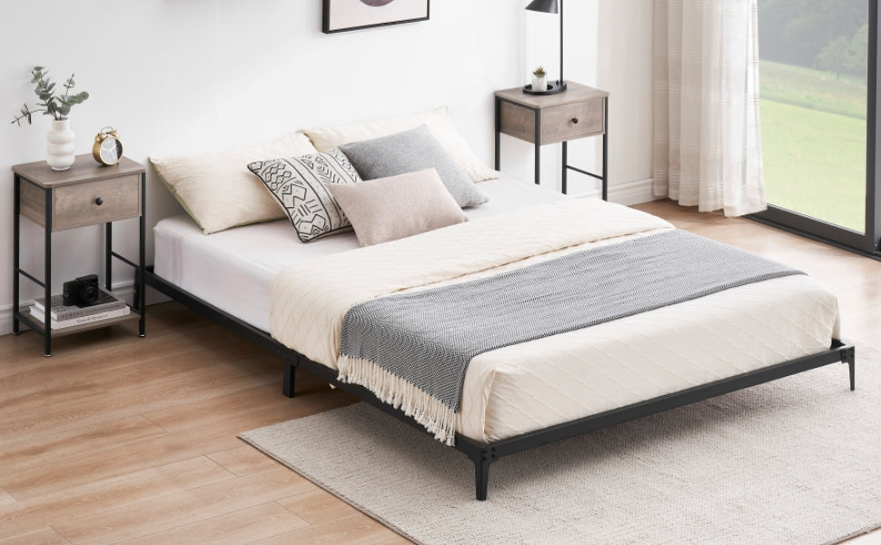 CuisinSmart 6 Inch Low Queen Bed Frame Features