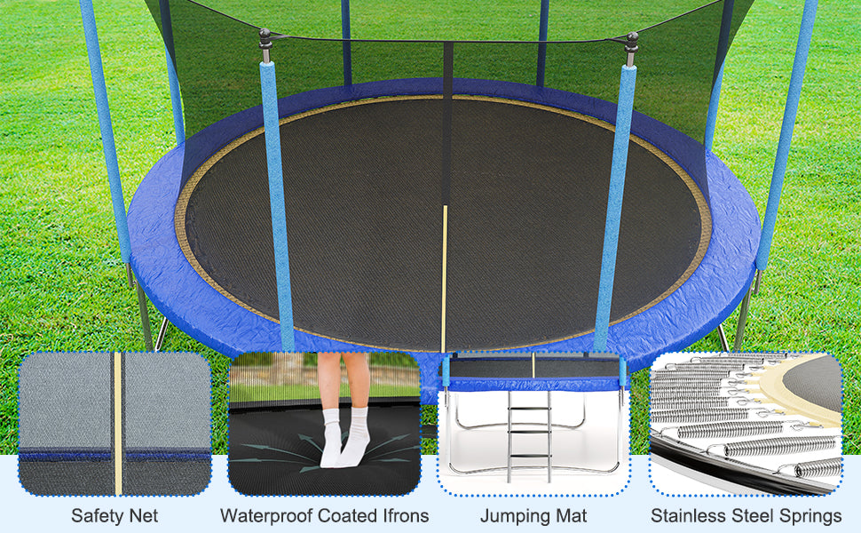12FT Trampoline for Kids Adults