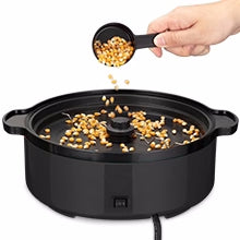 GARVEE Electric Hot-oil Popcorn Popper Maker Multifunctional Machine 16-Cup for Home Party