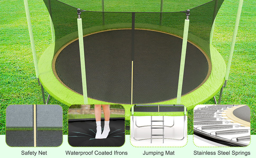 10FT Trampoline for Kids Adults