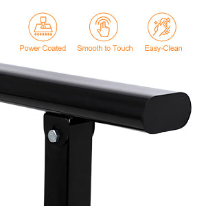 Easy-Clean Power-Coated Smooth-Touch