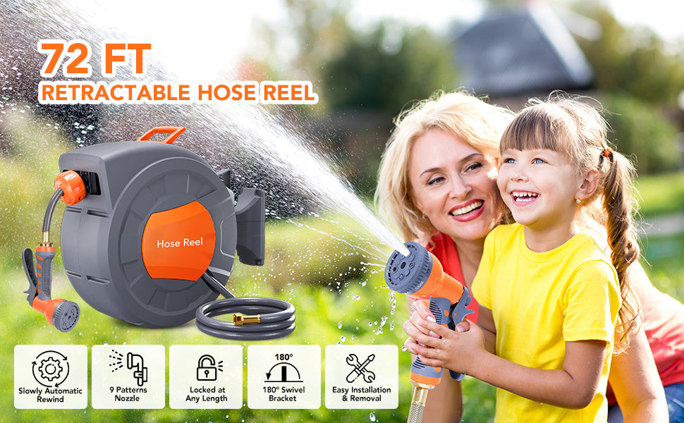 Retractable Garden Hose Reel