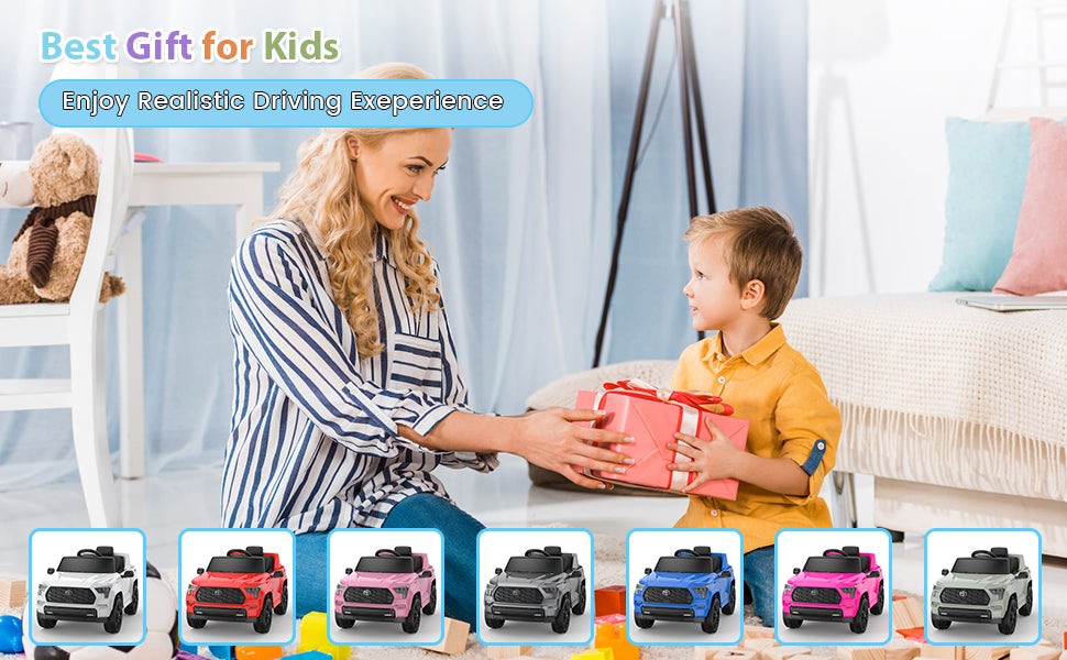 12V Licensed Toyota Electric Cars for Kids