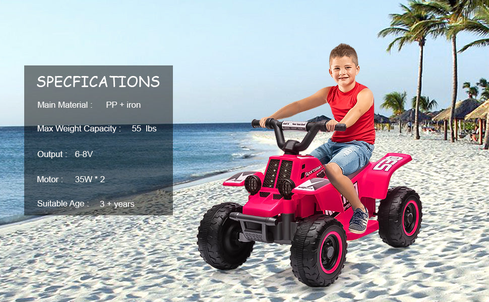 ATV eléctrico de 6 V para niños