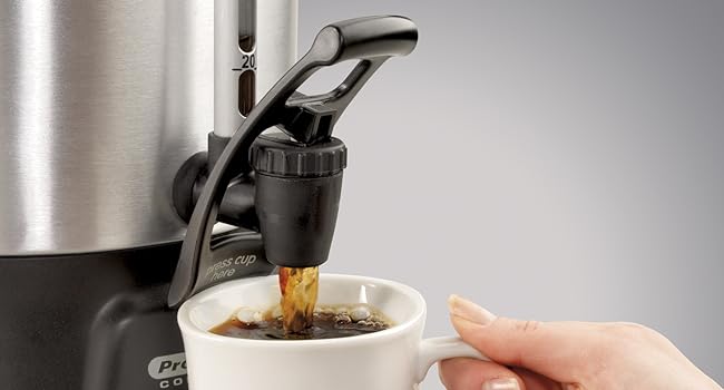 GARCEE Commercial Coffee Urn Food Grade 304 Stainless Steel Hot Water Urn Hot Drink Dispenser Black