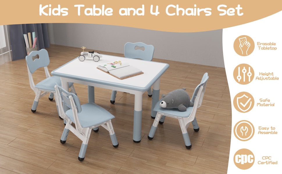 Kids Table and Chair Set Overview