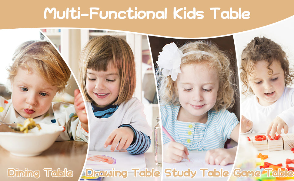 Kids Table and Chair Set Overview